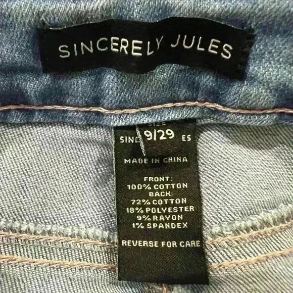 Sincerely Jules High-Rise Wide-Leg Jeans – Size 9 - Picture 4 of 7